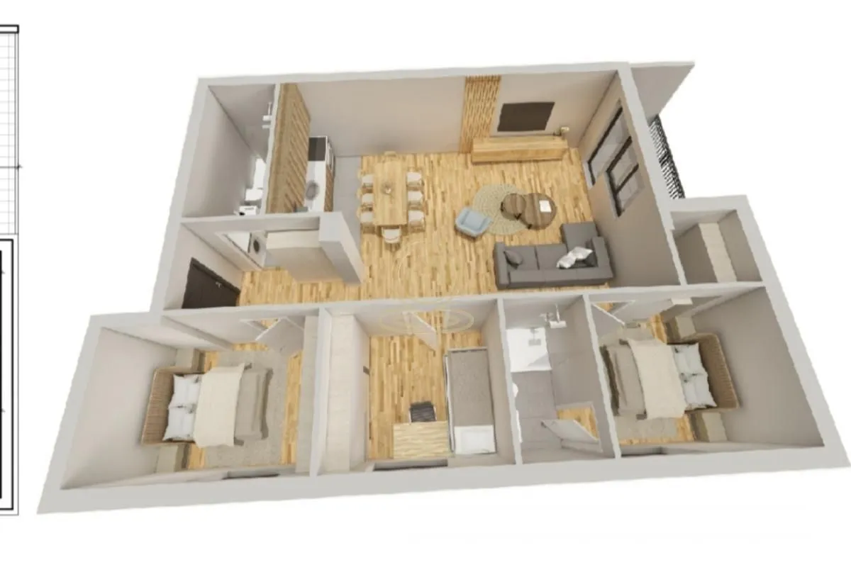 Prodaja, trosoban stan, 82m², Sremska Kamenica, Petrovaradin