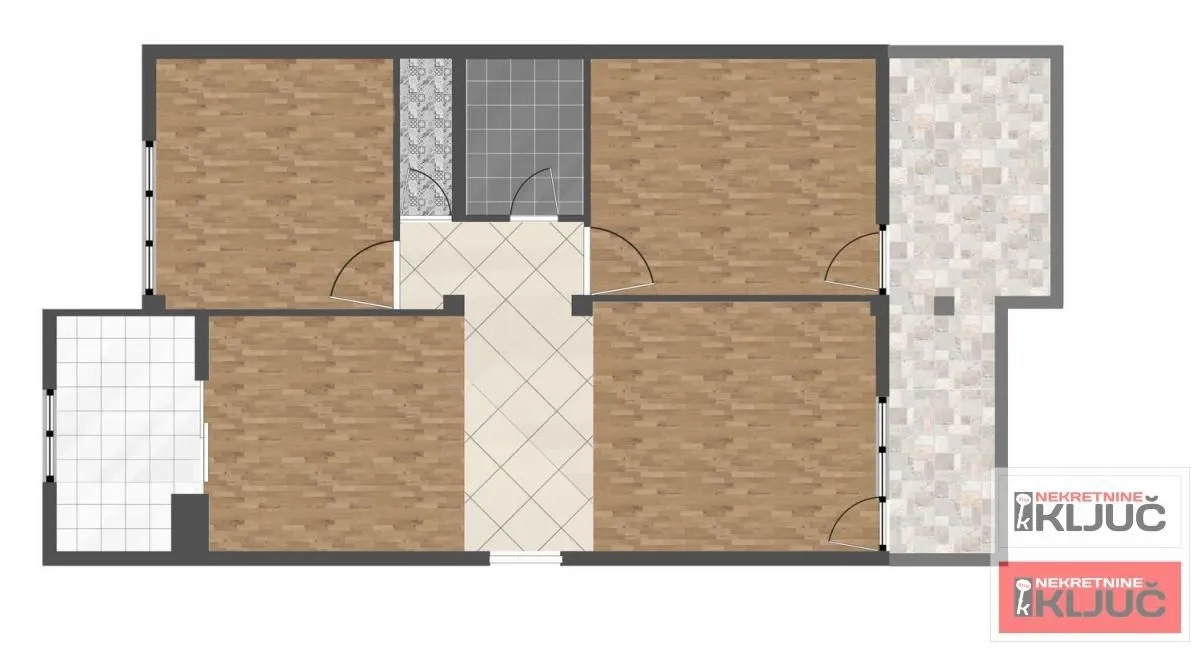 Prodaja, trosoban stan, 75m², Novo naselje, Novi Sad