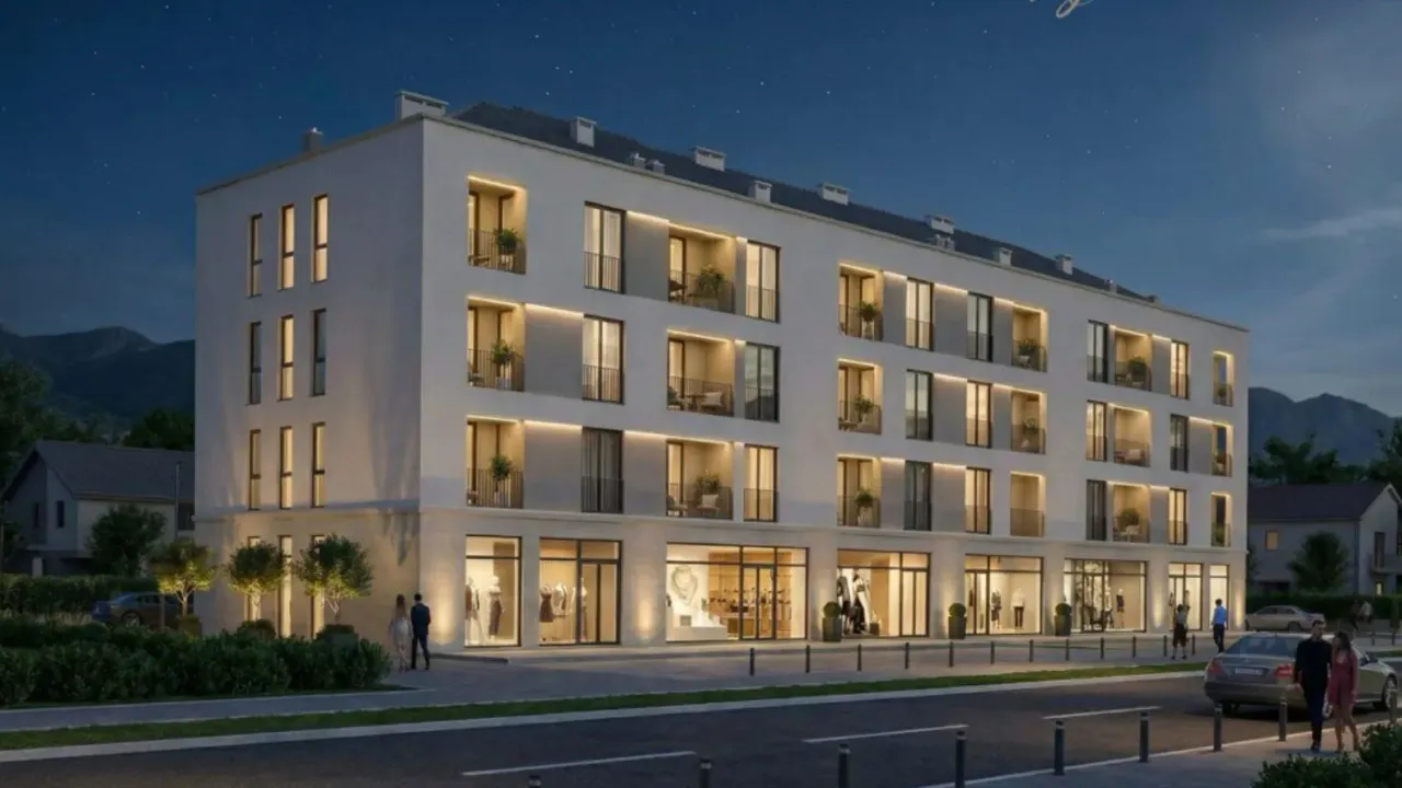 Sale, one bedroom apartment, 47m², Centar, Nikšić