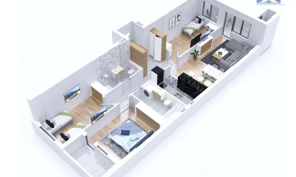 Prodaja, četvorosoban stan, 95m², Avijatičarsko naselje, Novi Sad Sve Podlokacije