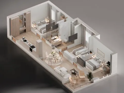 Prodaja, stan, 52m², Budva, Crna Gora - image 8