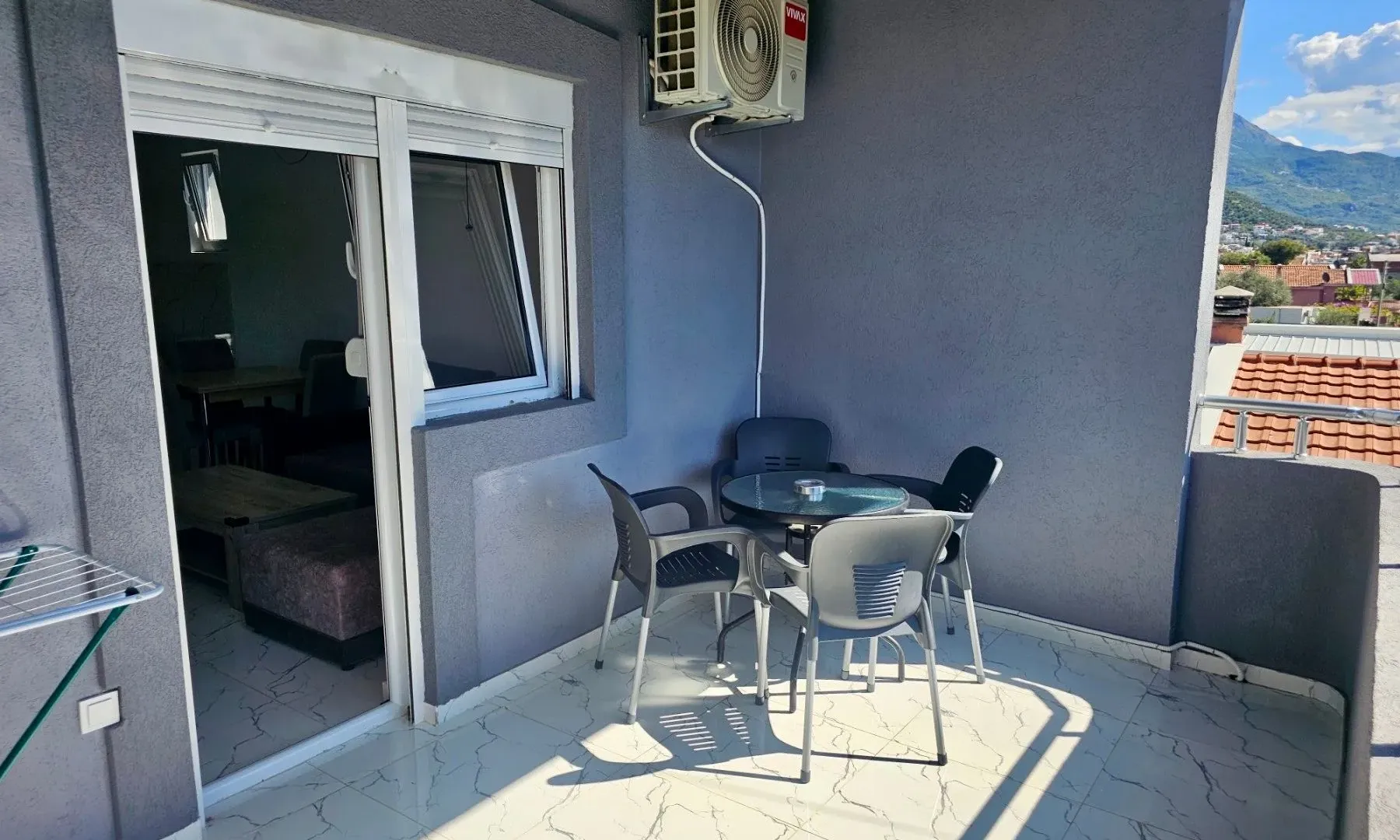 Rent, one bedroom apartment, 56m², Ilino, Bar