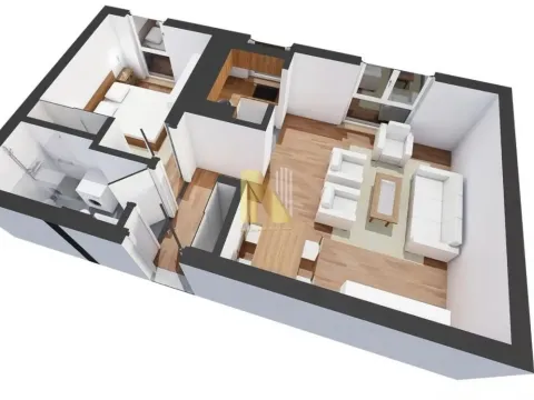 Prodaja, dvosoban stan, 43m², Centar, Novi Sad - image 12