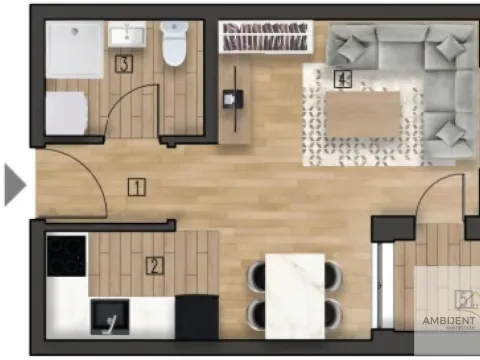 Sale, one bedroom apartment, 24m², Vrnjačka Banja, Srbija - image 2