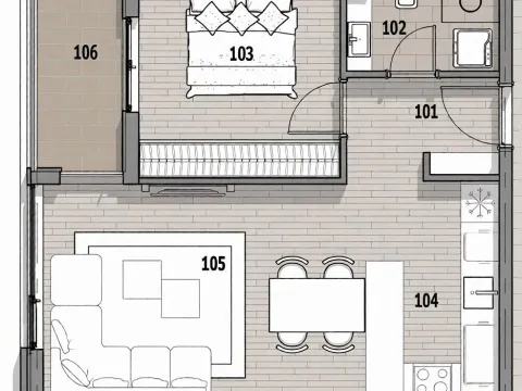 Prodaja, jednosoban stan, 47m², Donja Gorica, Podgorica - image 12