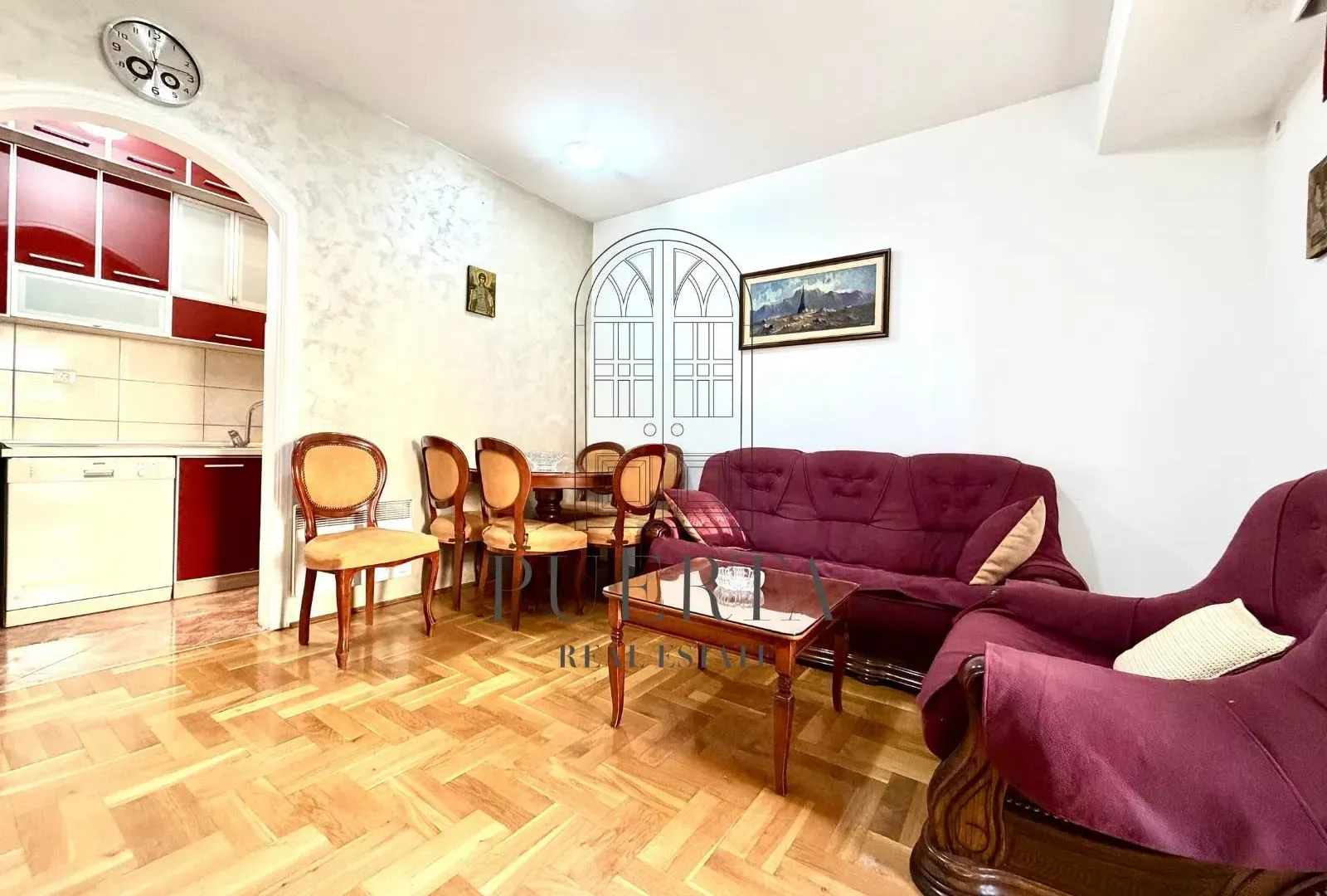 Rent, two bedroom apartment, 60m², Blok 6, Podgorica