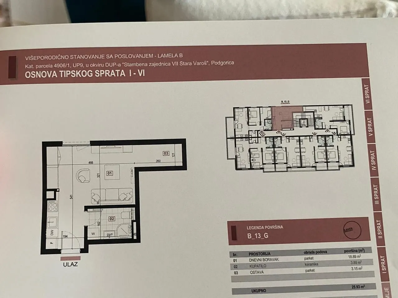 Prodaja, garsonjera, 27m², Zabjelo, Podgorica