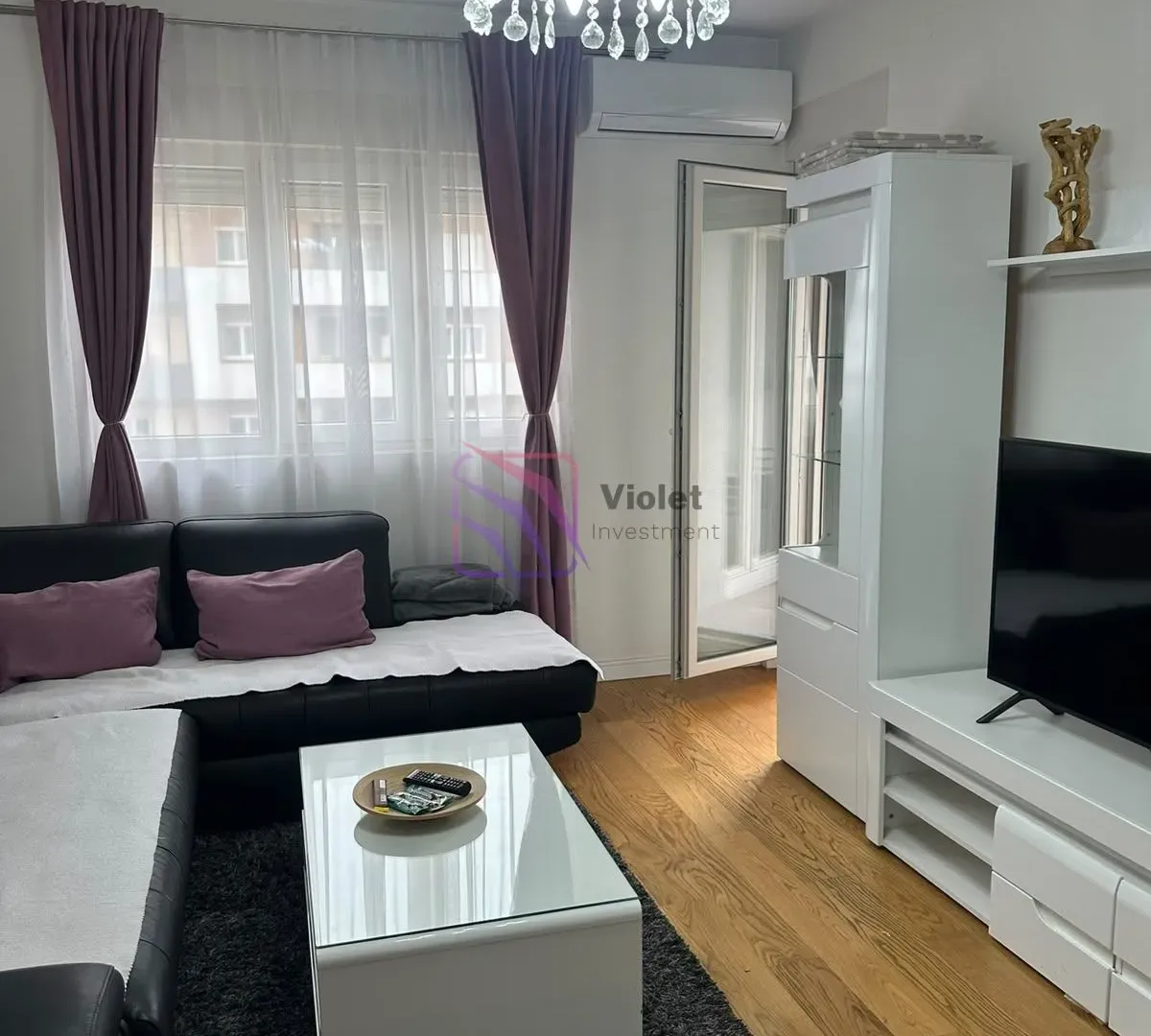 Rent, one bedroom apartment, 48m², Central Point, Podgorica