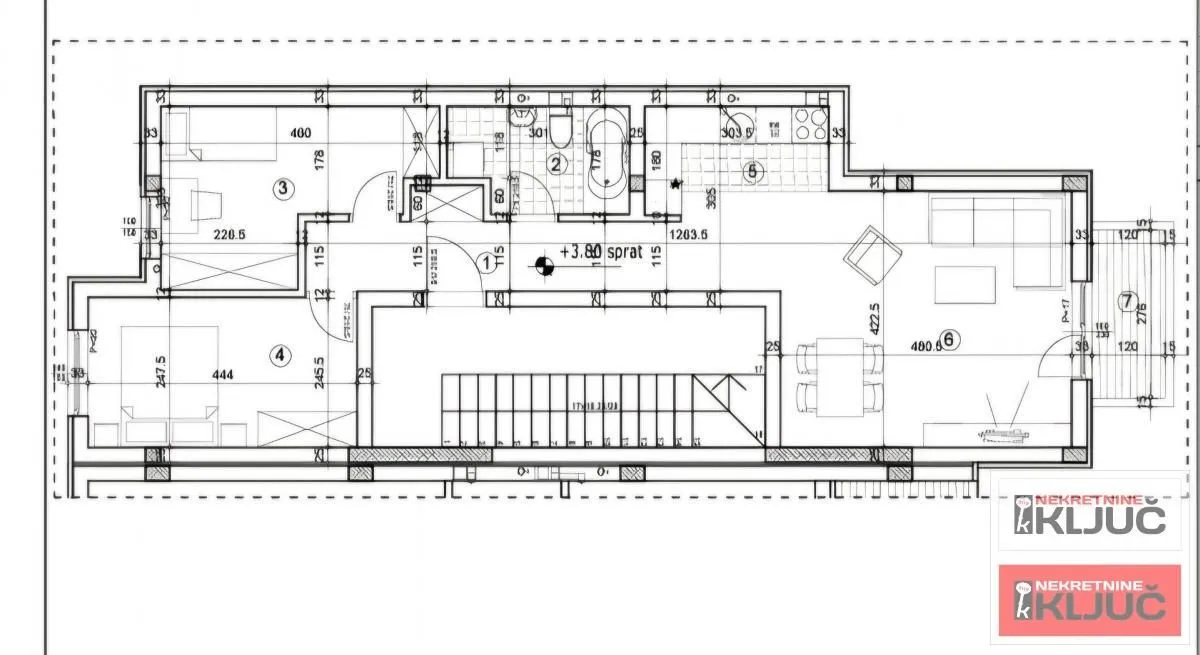 Sale, three bedroom apartment, 64m², Telep, Novi Sad Sve Podlokacije