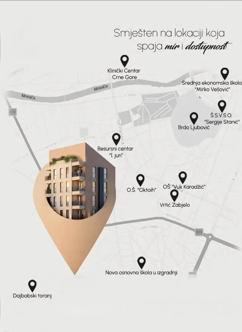Sale, office space, 49m², Zabjelo, Podgorica
