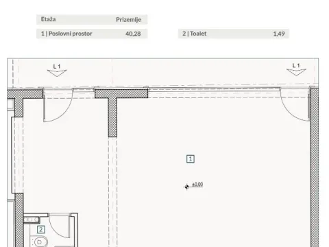 Sale, office space, 41m², Budva, Crna Gora - image 2