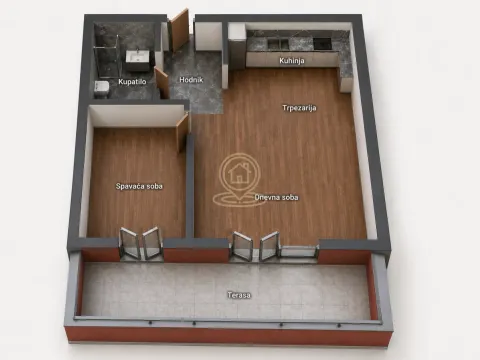 Prodaja, dvosoban stan, 56m², Centar, Kragujevac - image 3