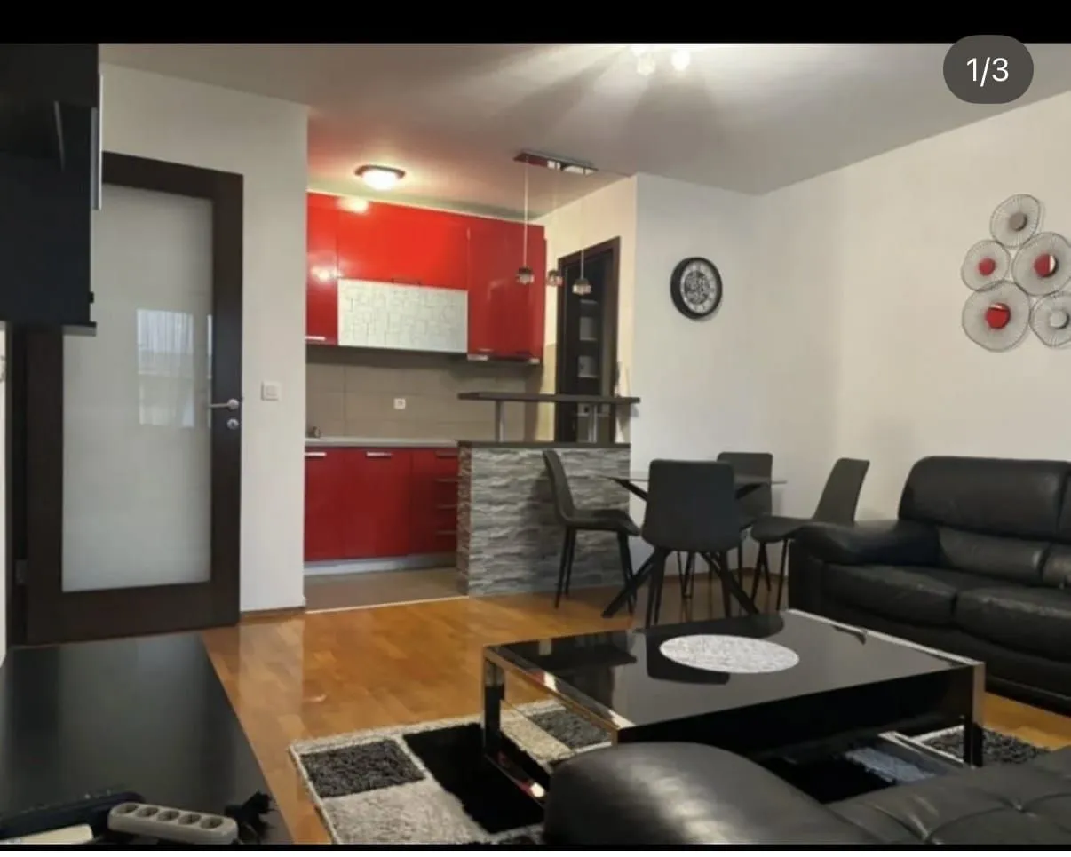 Rent, one bedroom apartment, 45m², Blok 9, Podgorica