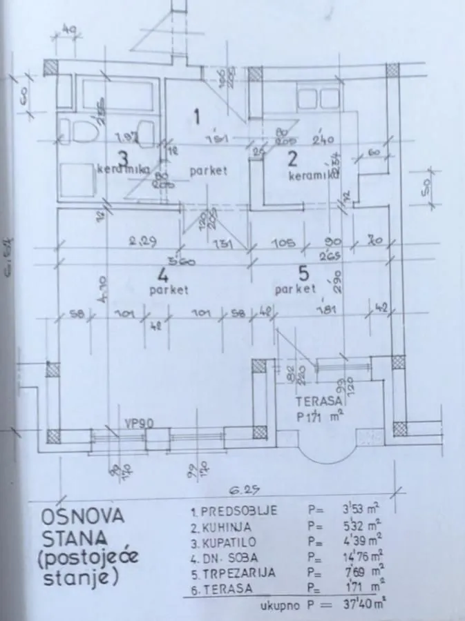 Prodaja, jednosoban stan, 37m², Podbara, Novi Sad Sve Podlokacije