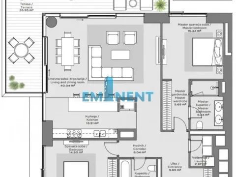 Prodaja, trosoban stan, 153m², Savski Venac, Beograd - image 4