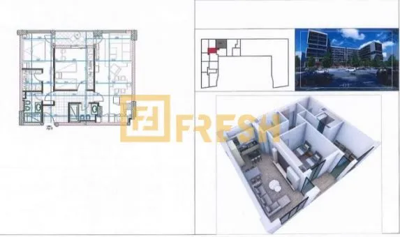Sale, two bedroom apartment, 79m², Pobrežje, Podgorica