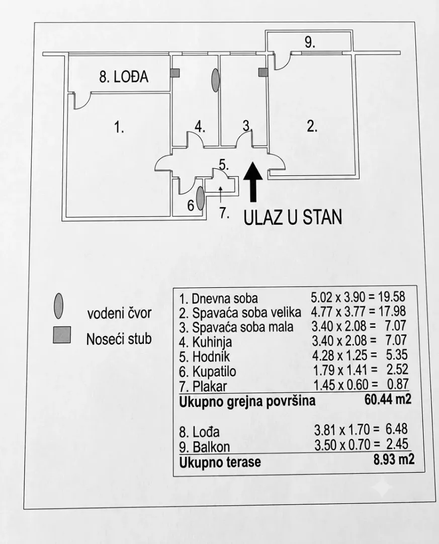 Izdavanje, trosoban stan, 70m², Novi Beograd Blok 1 Fontana, Novi Beograd Sve Podlokacije