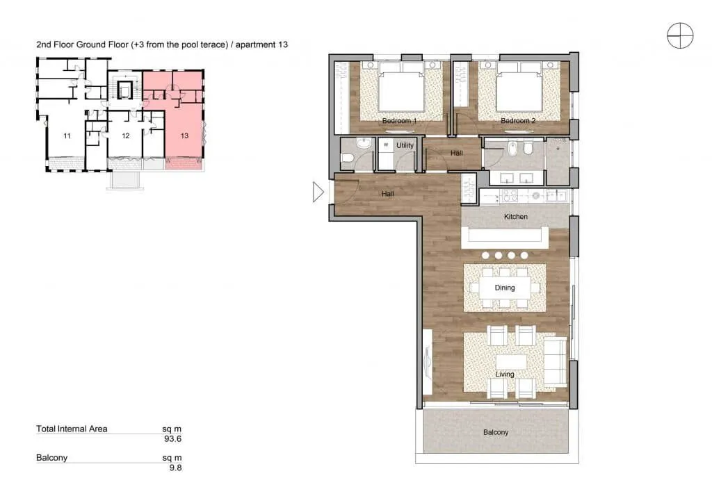 Prodaja, stan, 56m², Tivat, Crna Gora