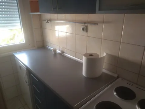 Manja kuhinja sa radnom površinom i šporetom. - image 5