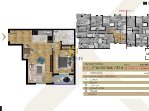 Prodaja, jednosoban stan, 38m², Kod Big Fashion-a, Podgorica - image 9