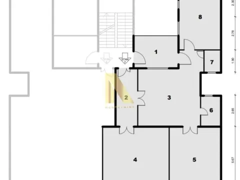 Rent, office space, 136m², Kej, Novi Sad Sve Podlokacije - image 8