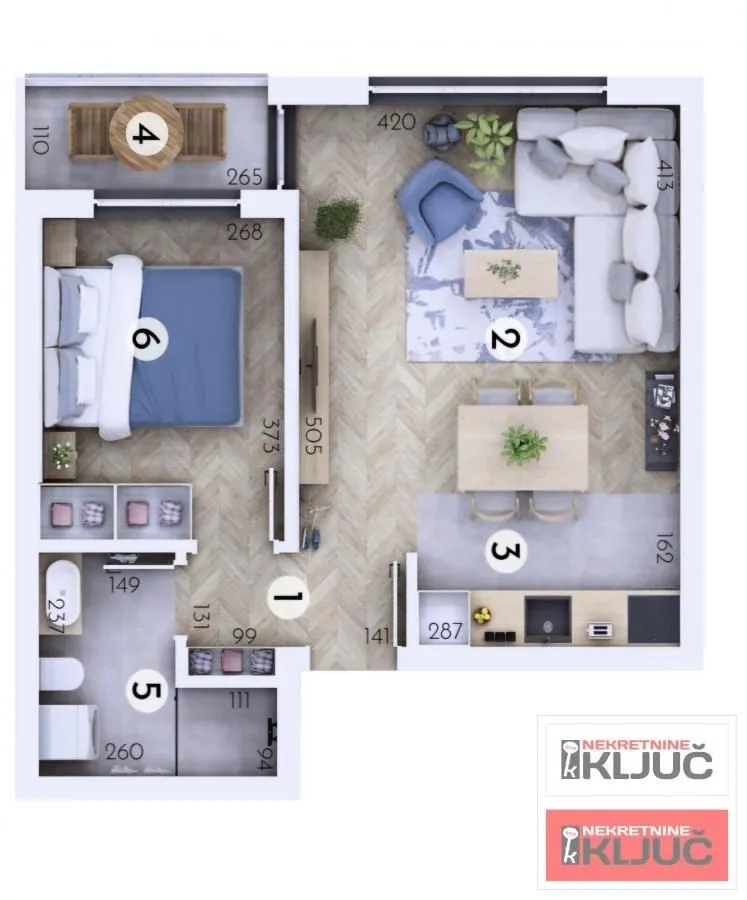 Prodaja, dvosoban stan, 41m², Veternik, Novi Sad Sve Podlokacije