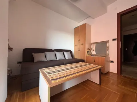 Dnevna soba sa garniturom za sjedenje, stočićem i drvenim ormarom. - image 13
