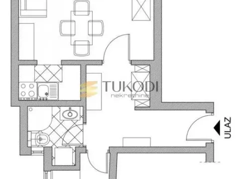 Rent, two bedroom apartment, 41m², Vračar Sve Podlokacije, Beograd - image 11