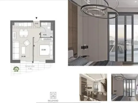 Sale, one bedroom apartment, 51m², Budva, Crna Gora - image 2