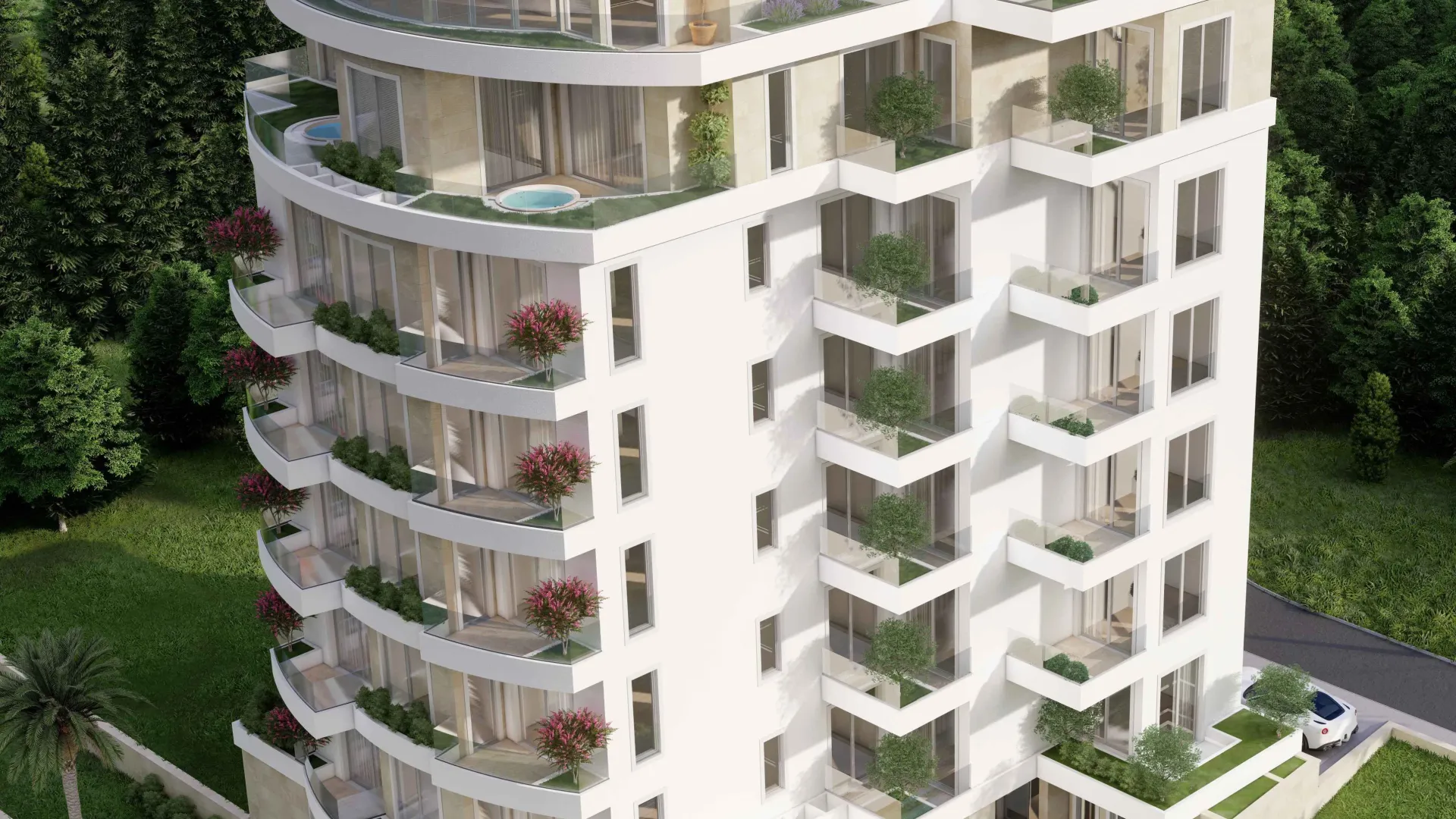 Sale, two bedroom apartment, 74m², Bečići, Budva