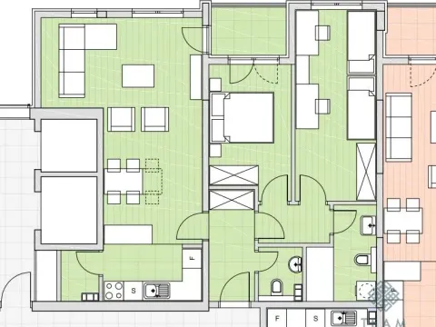Prodaja, dvosoban stan, 77m², Tološka šuma, Podgorica - image 3