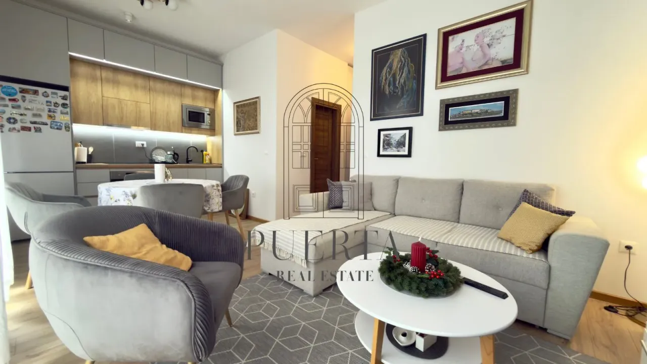 Rent, one bedroom apartment, 40m², Tološka šuma, Podgorica