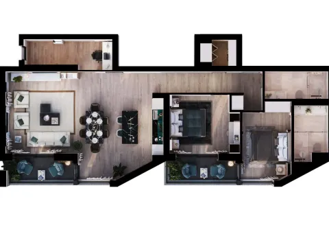 Sale, three bedroom apartment, 107m², Seljanovo, Tivat - image 17