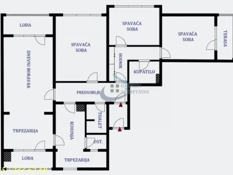 Prodaja, četvorosoban stan, 109m², Vračar Hram, Vračar Sve Podlokacije - image 5