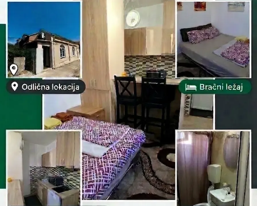 Stan-na-dan, jednosoban stan, 25m², Blok 9, Podgorica