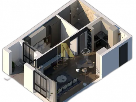 Sale, two bedroom apartment, 46m², Sajmište, Novi Sad - image 2