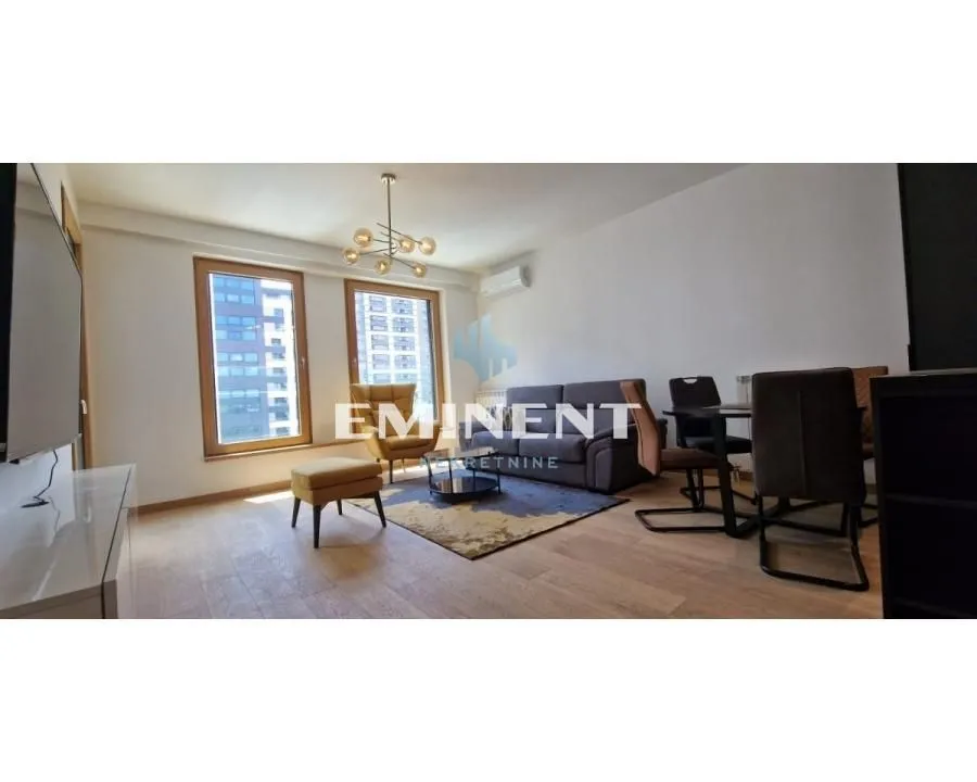 Izdavanje, dvosoban stan, 58m², Novi Beograd Blok 65, Novi Beograd Sve Podlokacije