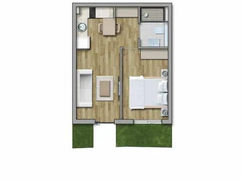 Prodaja, stan, 26m², Kavač, Kotor - image 10