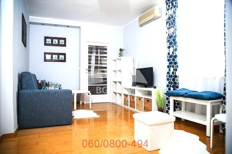 Izdavanje, dvosoban stan, 46m², Topličin venac, Beograd