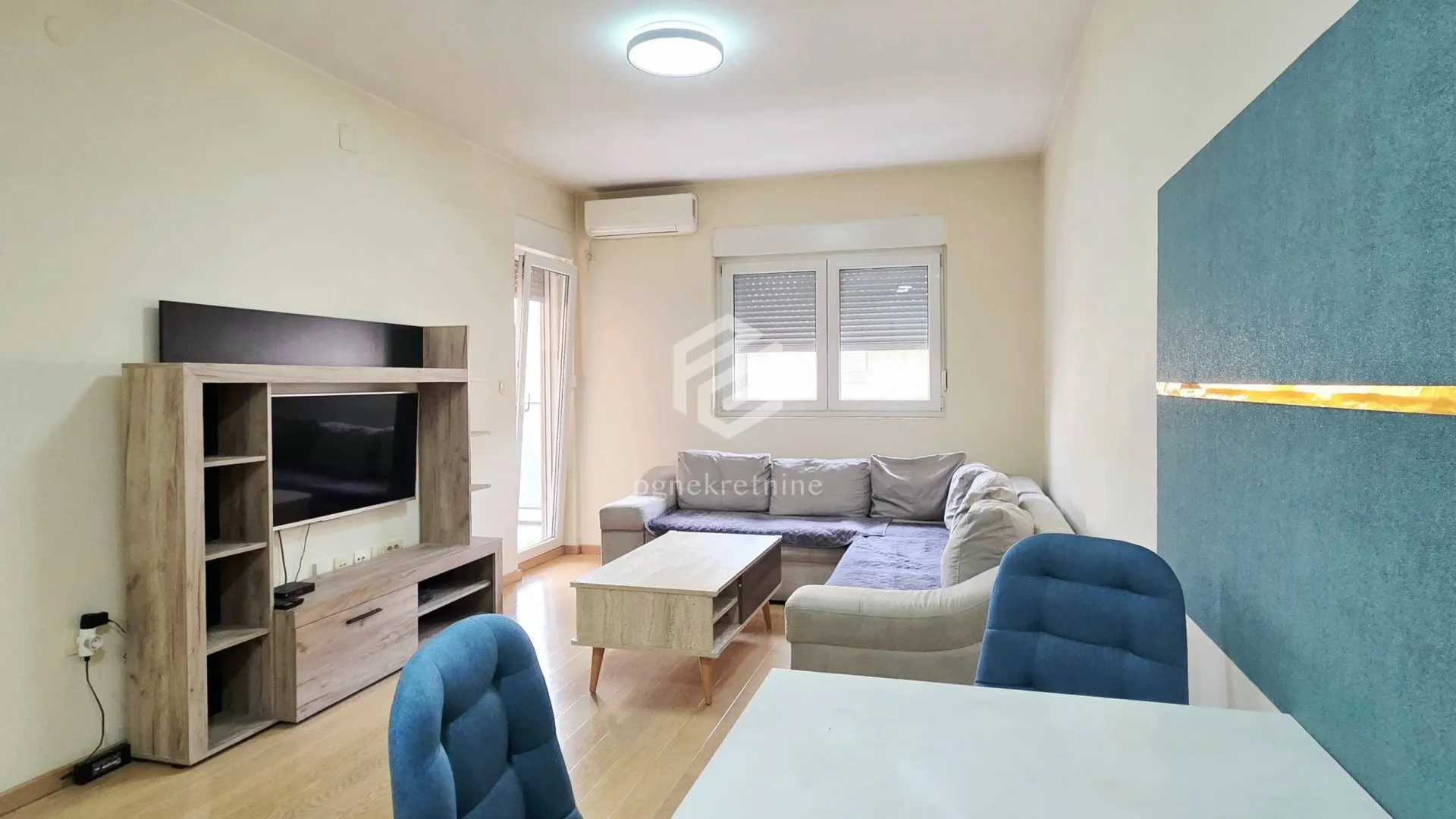 Izdavanje, jednosoban stan, 46m², City Kvart, Podgorica