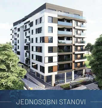 Spoljašnji izgled moderne stambene zgrade sa terasama i uređenim okruženjem. - image 4