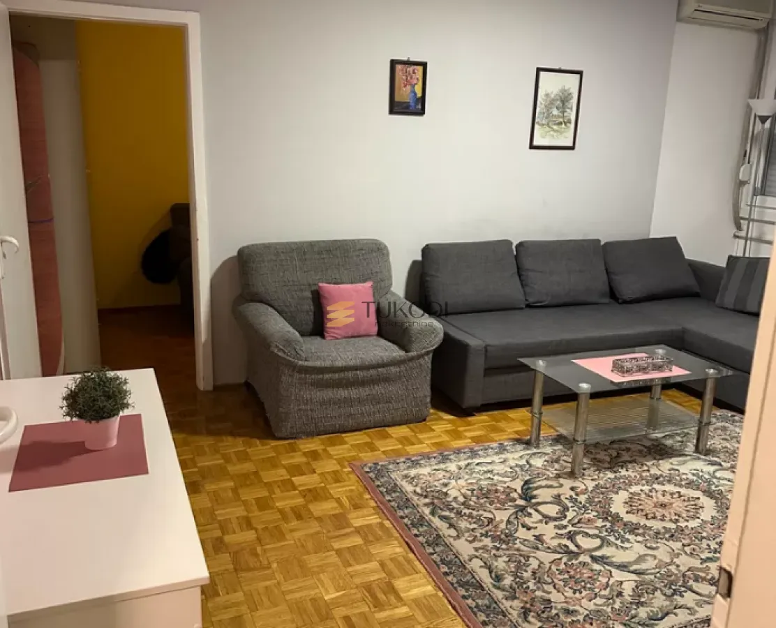 Rent, one bedroom apartment, 46m², Novi Beograd Blok 21, Novi Beograd Sve Podlokacije