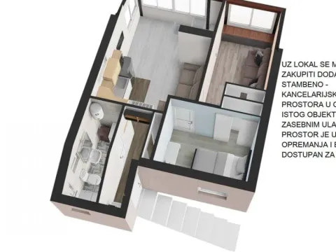 Rent, office space, 112m², Batajnica, Beograd - image 7