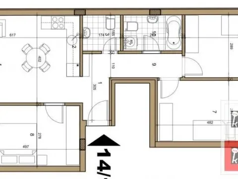 Prodaja, četvorosoban stan, 89m², Telep, Novi Sad Sve Podlokacije