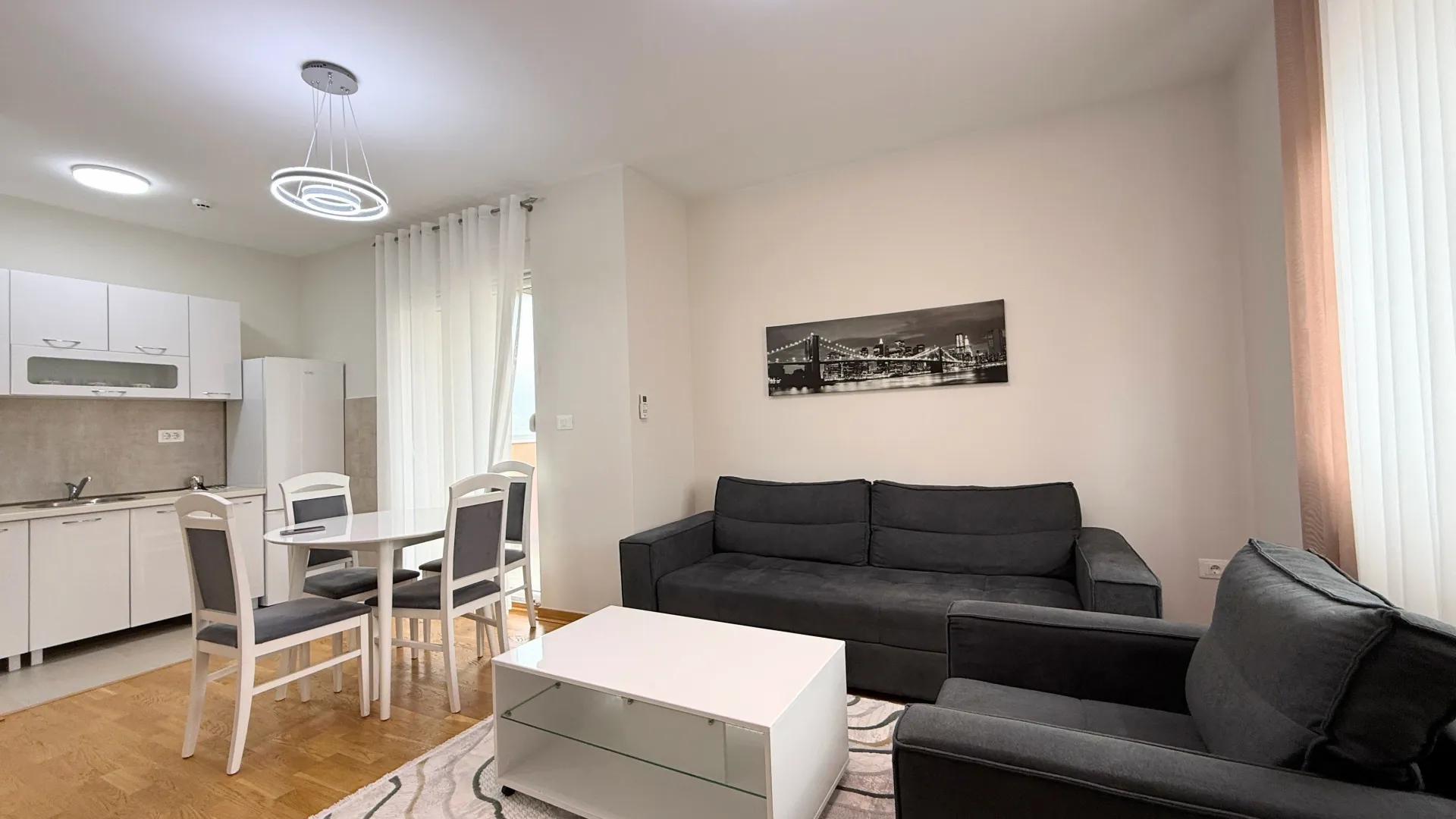 Rent, one bedroom apartment, 46m², City Kej, Podgorica