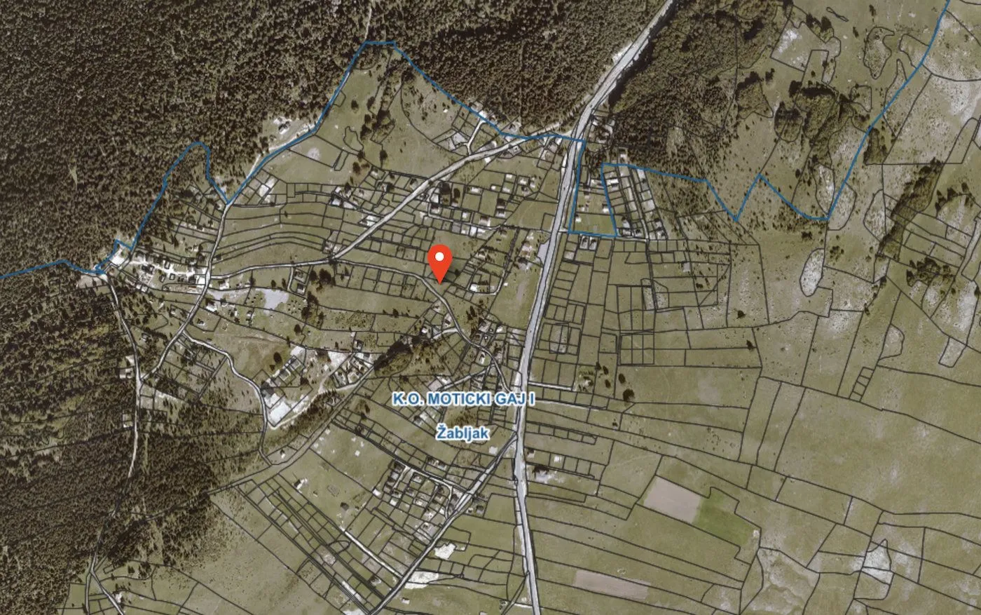 Prodaja, plac, 798m², Motički gaj, Žabljak