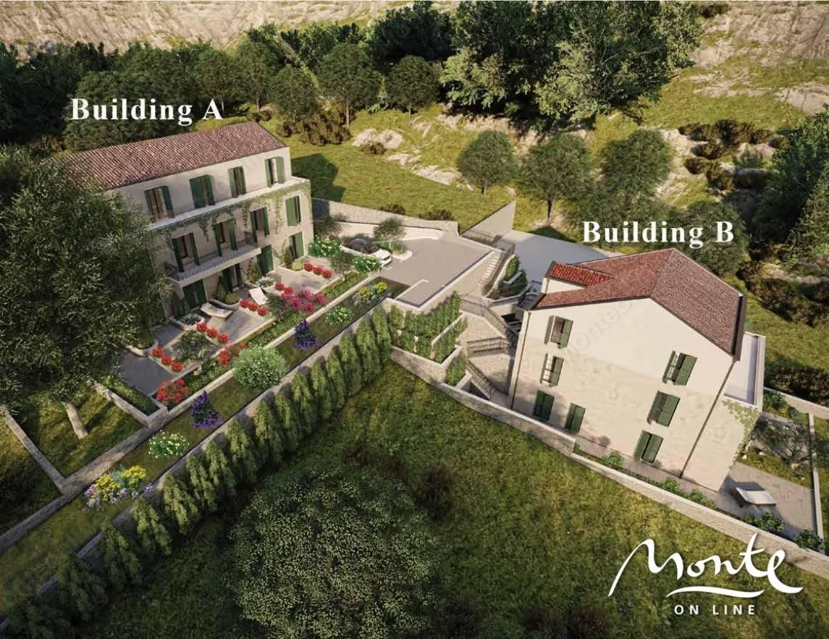 Prodaja, dvosoban stan, 67m², Prčanj, Kotor