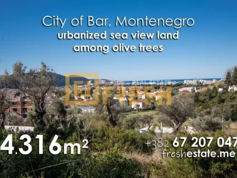 Prodaja, plac, 4316m², Bar, Crna Gora - image 4