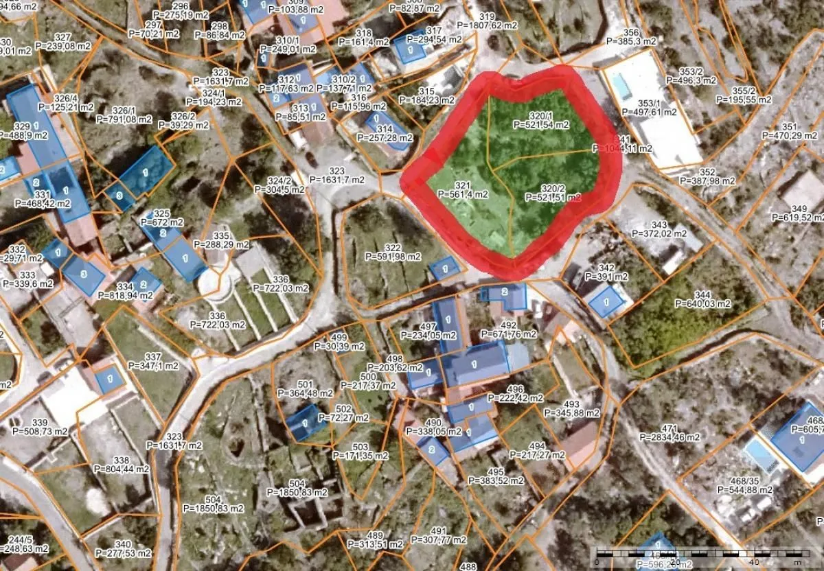 Prodaja, plac, 1538m², Mrkovi, Herceg Novi
