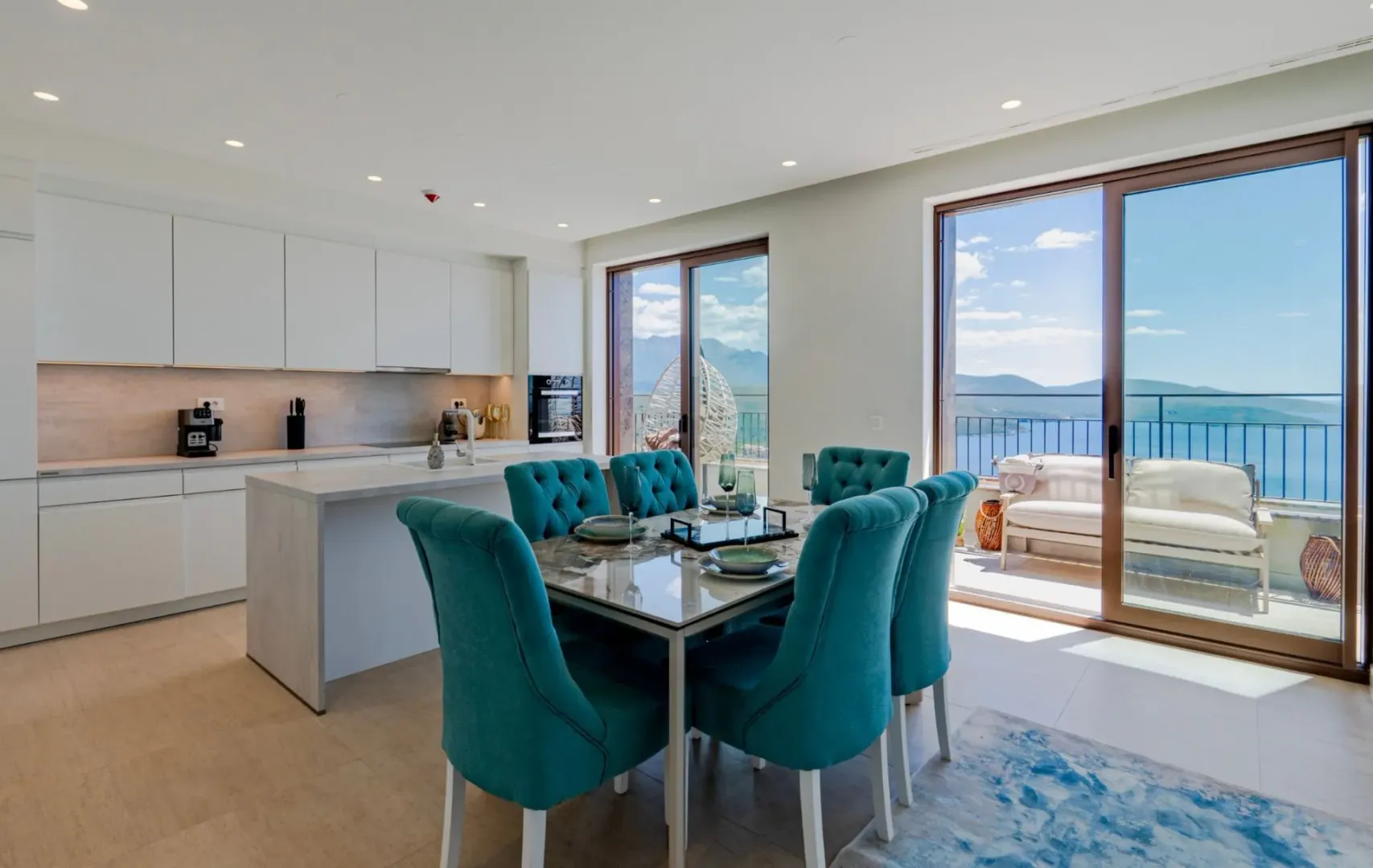 Rent, three bedroom apartment, 155m², Luštica Bay, Tivat